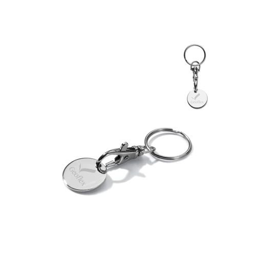 Porte-clés jeton de caddie