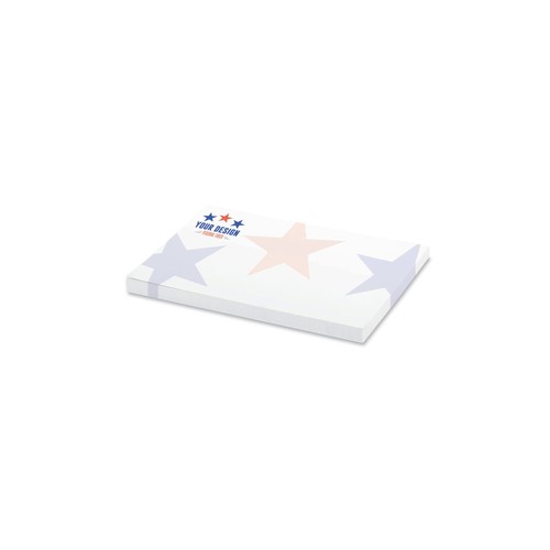 50 feuilles Repositionnables, 100x72mm, quadrie - Personnalisé