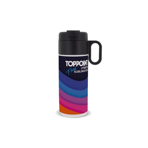 Mug Isotherme Flow avec poignée. Impression en sublimation personnalisée 400ml
