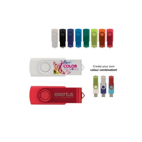Clé USB 16GB Flash drive Twister personnalisé
