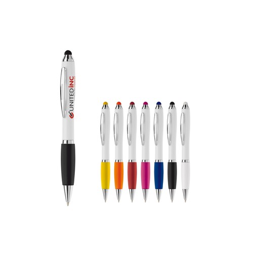 Stylo stylet Hawaï blanc - 1