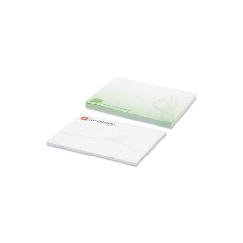 100 feuilles Repositionnables 72x50mm, quadrie personnalisé