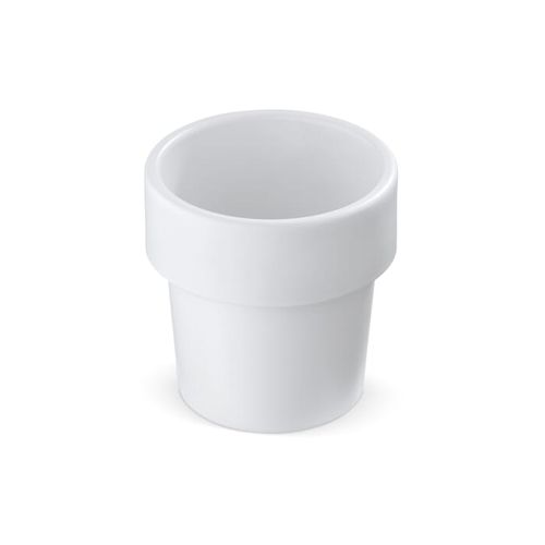 Tasse à café hot-but-cool avec graines de basilique