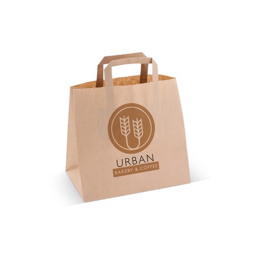 Sac en papier 70g/m² 26x17x25cm personnalisé