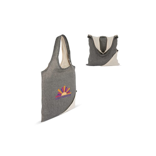 Sac à provisions Coton recyclé OEKO-TEX® 140g/m² 38x42cm personnalisé