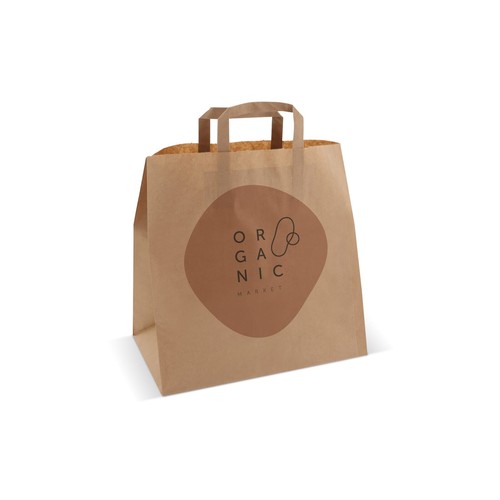 Sac en papier personnalisé 70g/m² 32x21x33cm