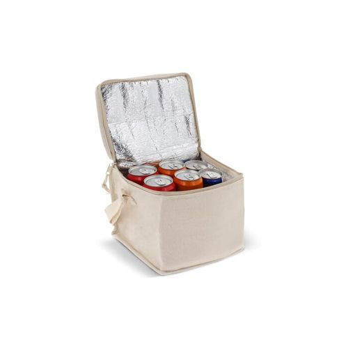 Sac isotherme coton carré 22x18x18cm - 5