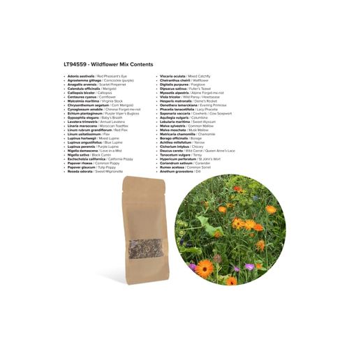 Sachets de graines de fleurs sauvages 4 grammes - 5