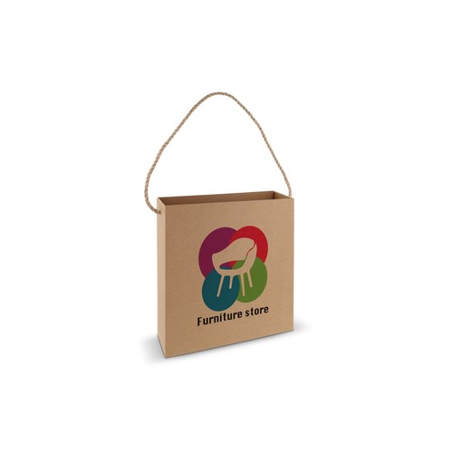 Sac en carton personnalisé 35x35x11cm