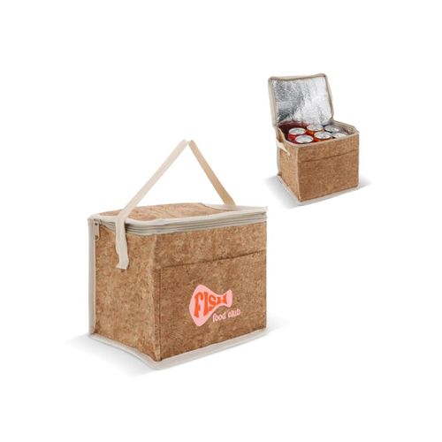 Sac isotherme liège carré 22x18x18cm - 1