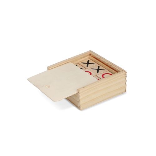 Set Tic Tac Toe dans une boîte en bois - 2