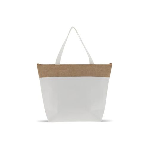 Sac isotherme de plage coton/jute 43x33x14 cm - 3