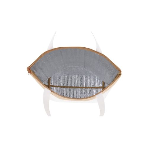 Sac isotherme de plage coton/jute 43x33x14 cm - 4