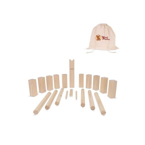 Jeu Kubb en bois en pochette