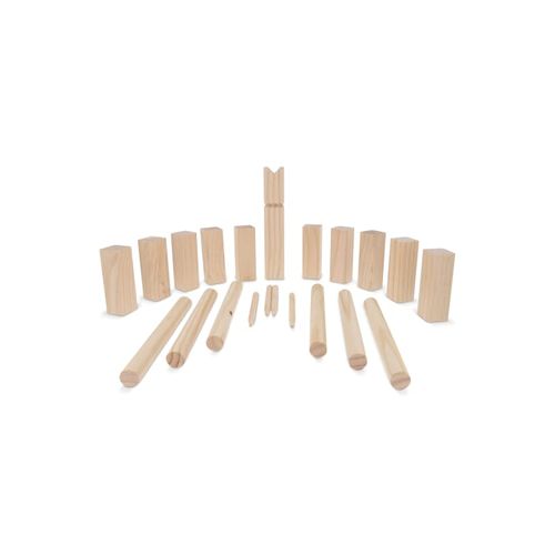 Jeu Kubb en bois en pochette - 2