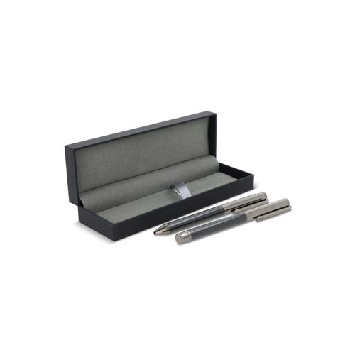 Ensemble stylo à bille et stylo roller en métal dans un coffret cadeau - 5