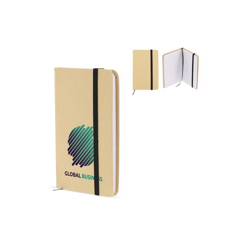 Cahier cartonné à coins ronds A5 personnalisé