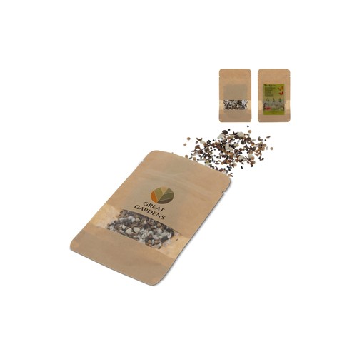Sachets de graines de fleurs séchées 4 grammes personnalisé