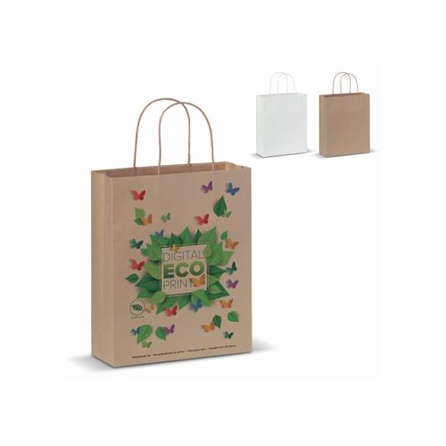 Sac en papier kraft 90g/m² 22x10x31cm - 1