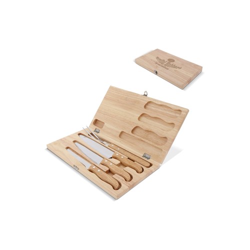 Set de couteaux personnalisé dans une boîte cadeau