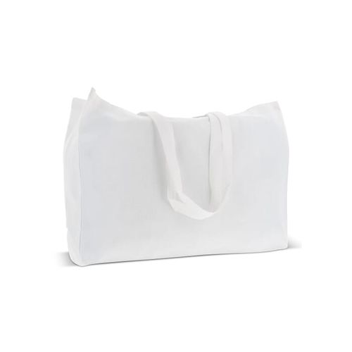 Recycled cotton bag with gusset 140g/m² 49x14x37cm - 4