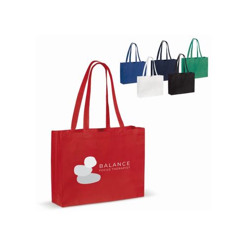 Recycled cotton bag with gusset 140g/m² 49x14x37cm - 1