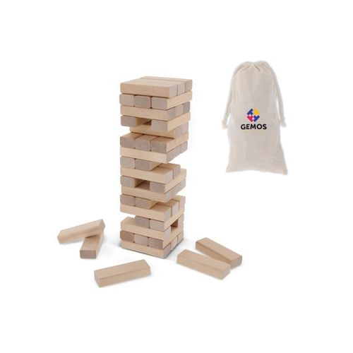 Jeu de tour en bois en pochette