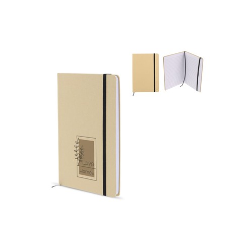 Carnet de notes cartonné à coins ronds A6 personnalisé