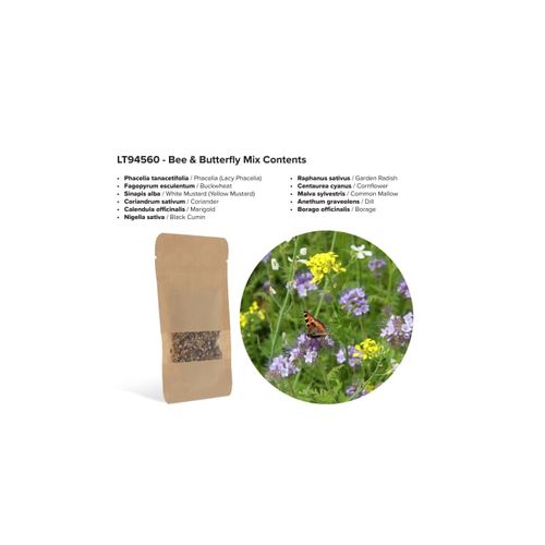 Sachets de graines de fleurs d'abeilles et de papillons 4 grammes - 3