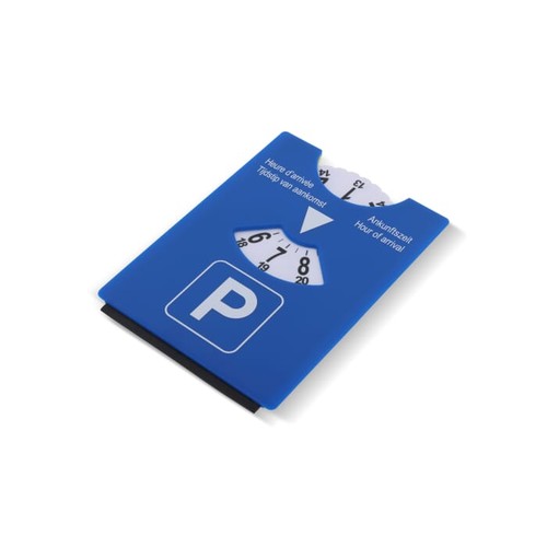 Disque de stationnement grattoir  de glace bleu - vert - 2