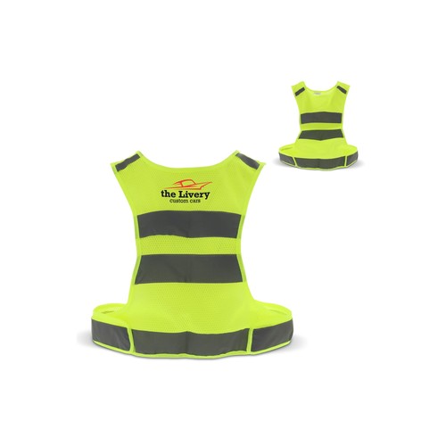 Gilet de sport ajustable réfléchissant personnalisé