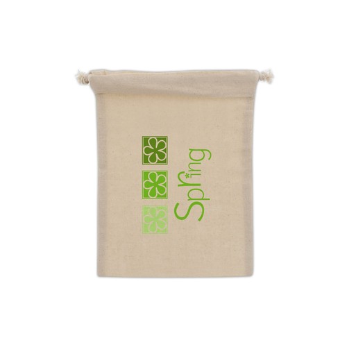 Pochette cadeau OEKO-TEX® coton 140g/m² 15x20cm personnalisée
