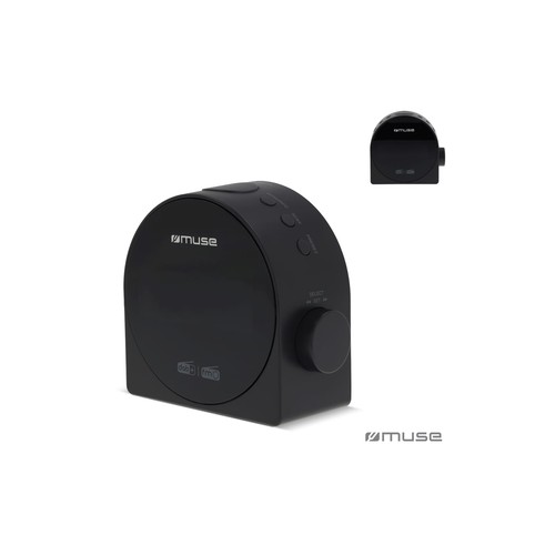 M-185 CDB | Muse DAB/DAB+ FM Dual Alarm Clock Radio - 1