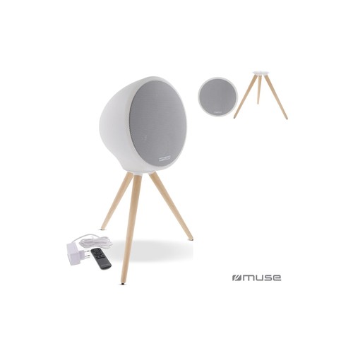 M-655 | Muse Enceinte Bluetooth full LED, étanche, personnalisée avec trépied 100W