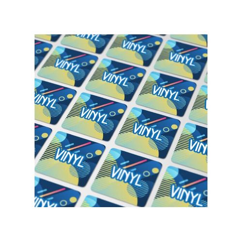 Vinyl Sticker Carré 13x13mm - 1