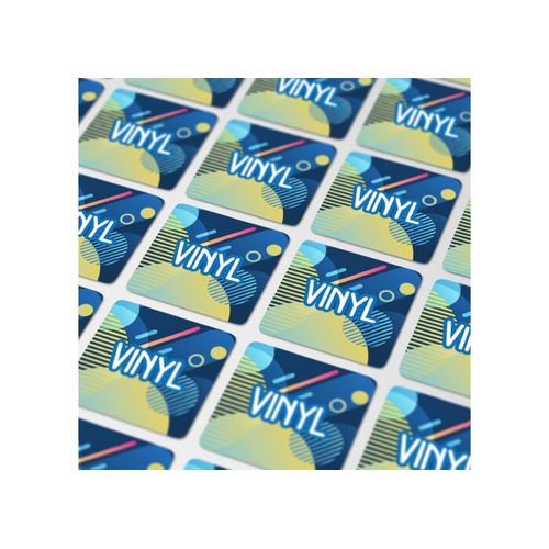 Vinyl Sticker Carré 20x20mm - 1
