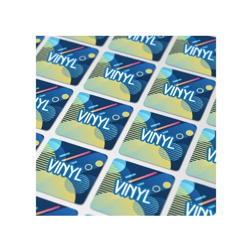 Vinyl Sticker Carré 25x25mm - 1