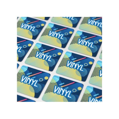 Vinyl Sticker Carré 30x30mm - 1