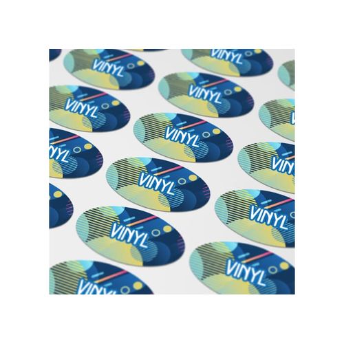 Vinyl Sticker Ovale 50x25mm