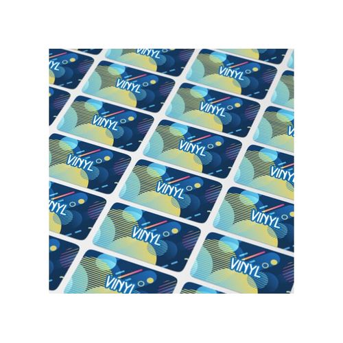 Vinyl Sticker Rectangle 20x10mm - 1