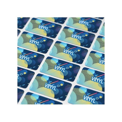Vinyl Sticker Rectangle 40x20mm - 1