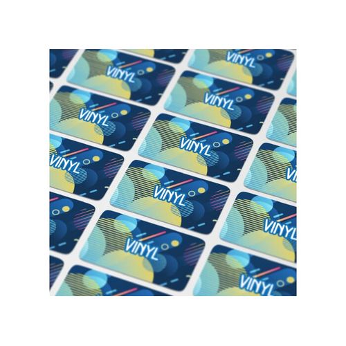 Vinyl Sticker Rectangle 50x20mm - 1