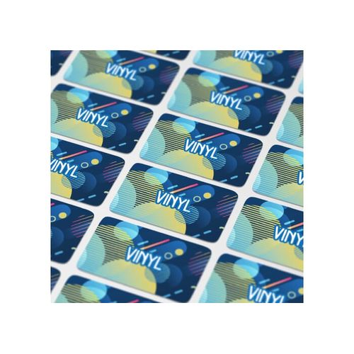 Vinyl Sticker Rectangle 60x25mm