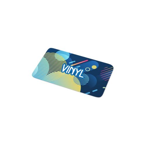 Vinyl Sticker Rectangle 80x25mm - 2