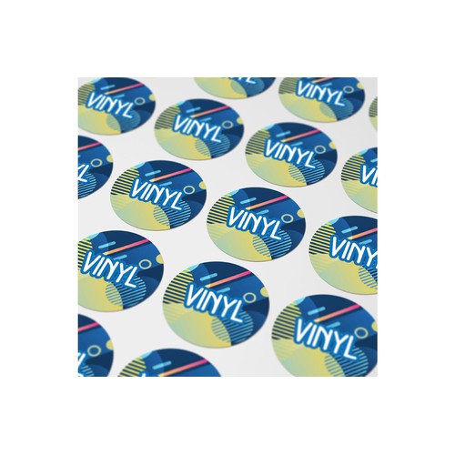 Vinyl Sticker Rond Ø 13 mm personnalisé