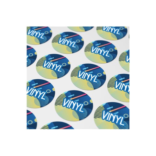 Vinyl Sticker Rond Personnalisé Ø 15 mm