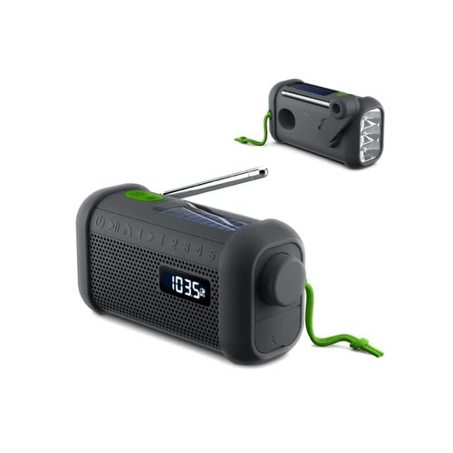 MH-08 | Muse radio, haut-parleur bluetooth avec solar et mécanisme de remontage