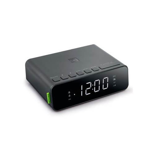 M-175 | Muse Radio-réveil FM double chargeur de téléphone sans fil 5W - 2