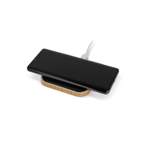 Chargeur sans fil bambou et verre 10W - 4