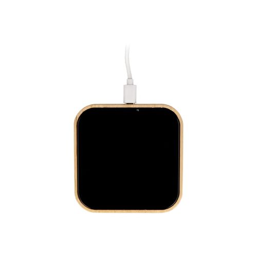 Chargeur sans fil bambou et verre 10W - 3